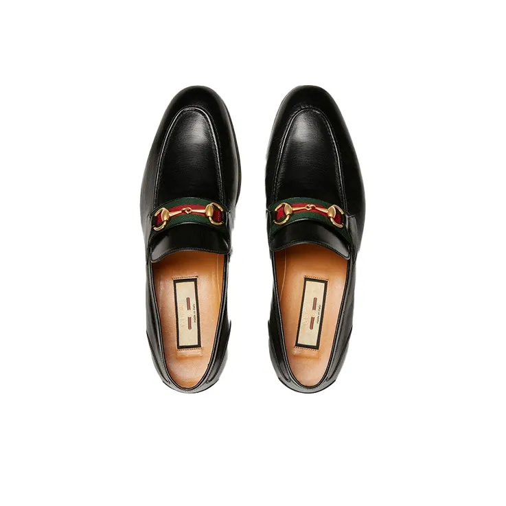 GUCCI Horsebit Loafer 'Black' Men's-2