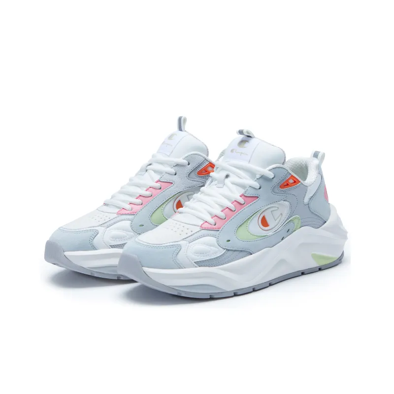 Champion Chunky Sneakers Women's Low-Top Light Blue-1
