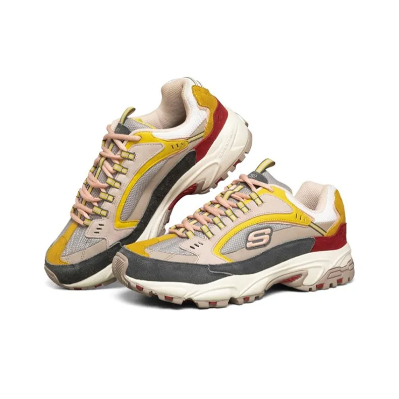 Skechers Stamina Cushioning Anti Slip And Wear Resistant Low Top Chunky Sneakers Men's Multicolor-2