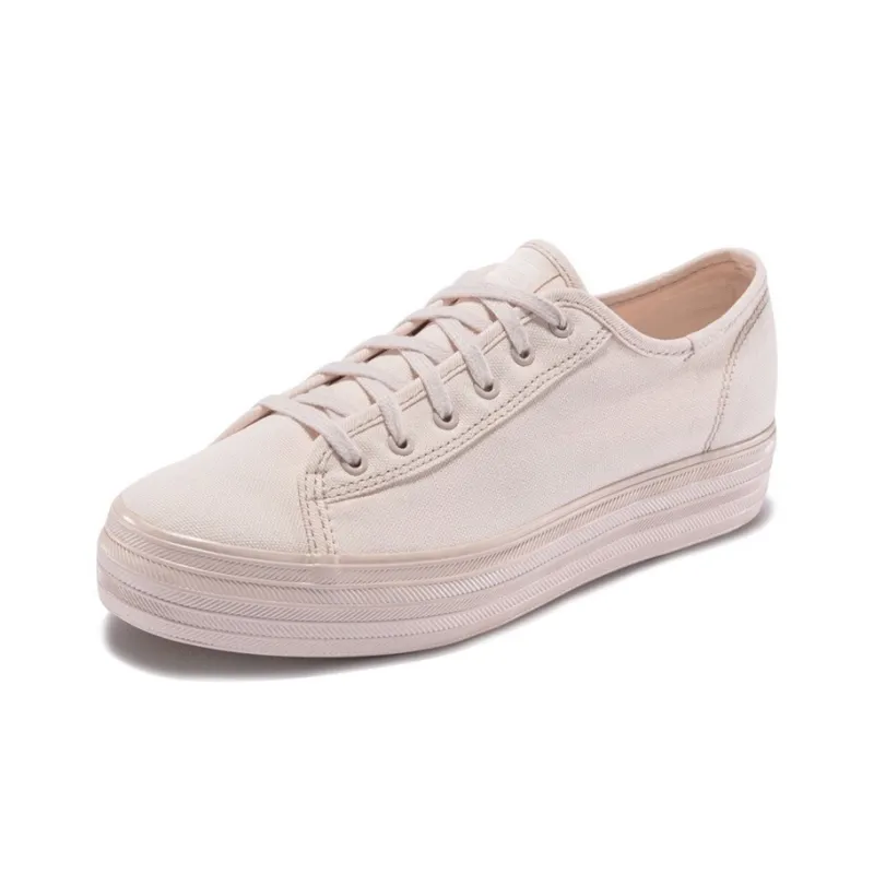 Keds Canvas Shoes Women's Low-Top Light Pink-1