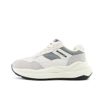 Warrior Chunky Sneakers Unisex White Gray