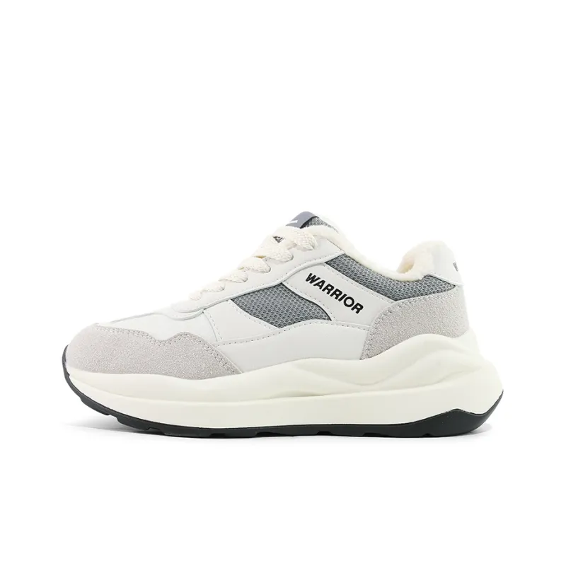 Warrior Chunky Sneakers Unisex White Gray-0