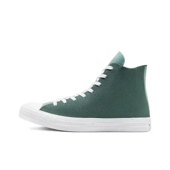 Converse Chuck Taylor All Star Renew Knit High Top Canvas Shoes Green
