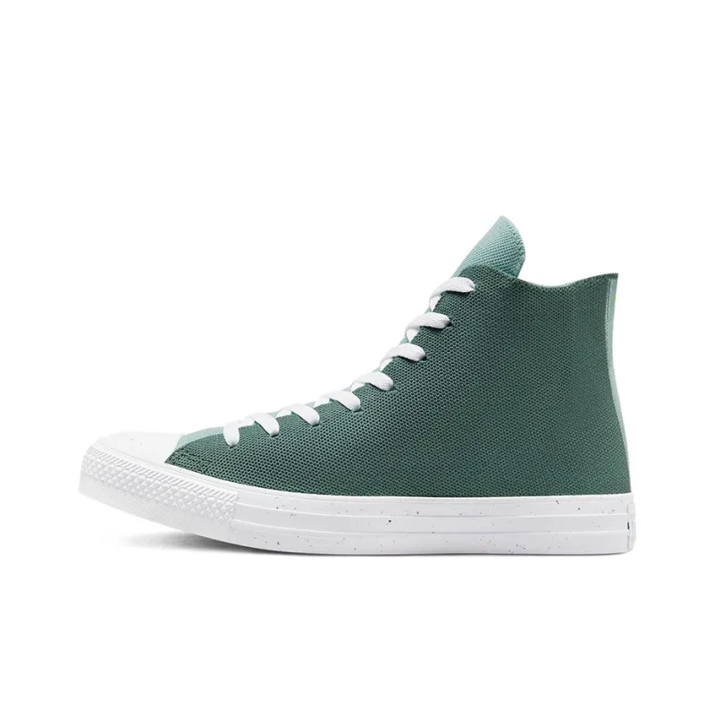 Converse Chuck Taylor All Star Renew Knit High Top Canvas Shoes Green-0