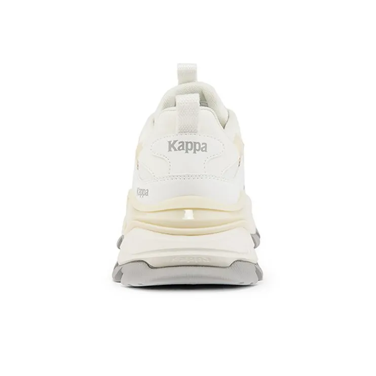 Kappa Cushioning Anti Slip And Wear Resistant Low Top Chunky Sneakers Unisex Ecru-3