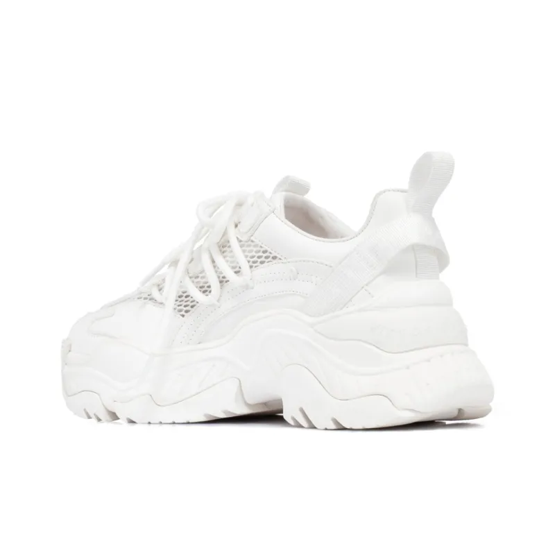 VITTORIO VENTURA Chunky Sneakers Women's Low Top White-4