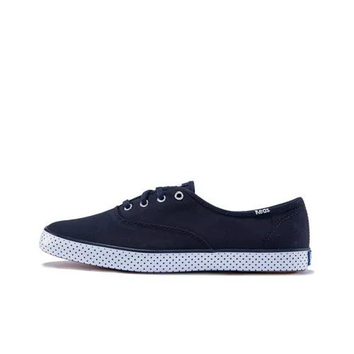 Keds Canvas Shoes Women's Low-Top Dark Blue