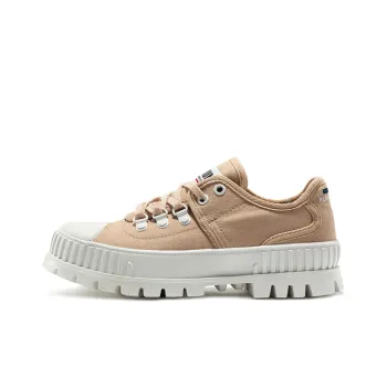 Palladium Canvas Shoes Women's Low Top Pink