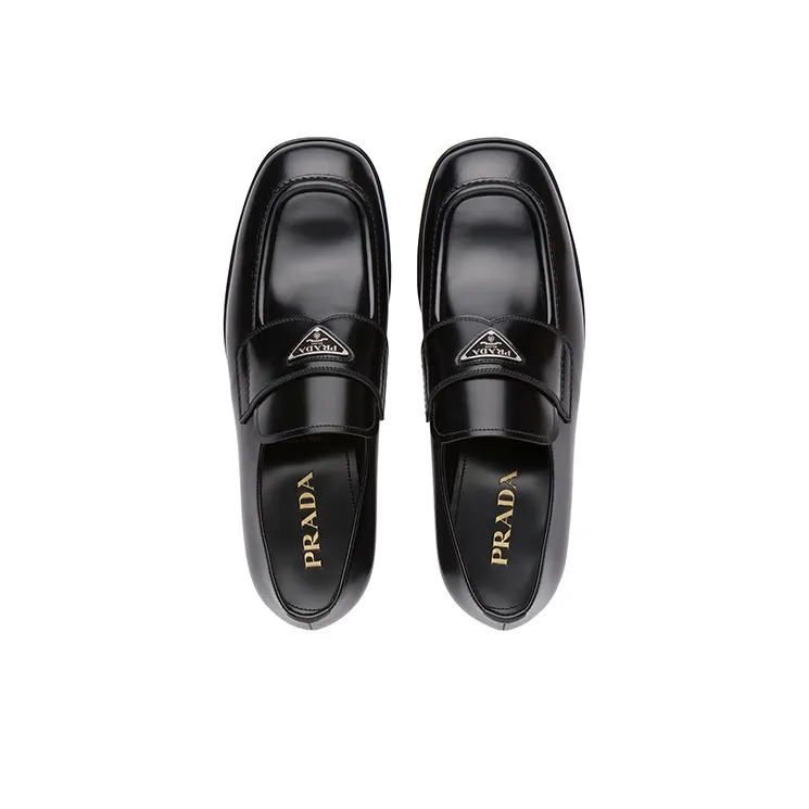 PRADA Loafers Men Black-3