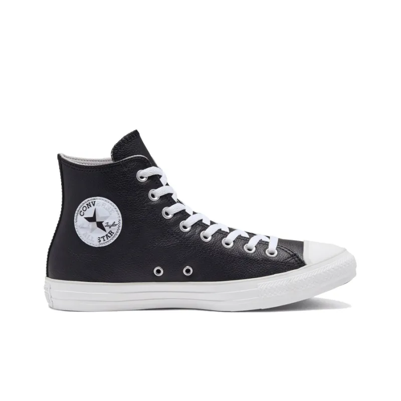 Converse Seasonal Color Leather Chuck Taylor All Star 'Black White'-1