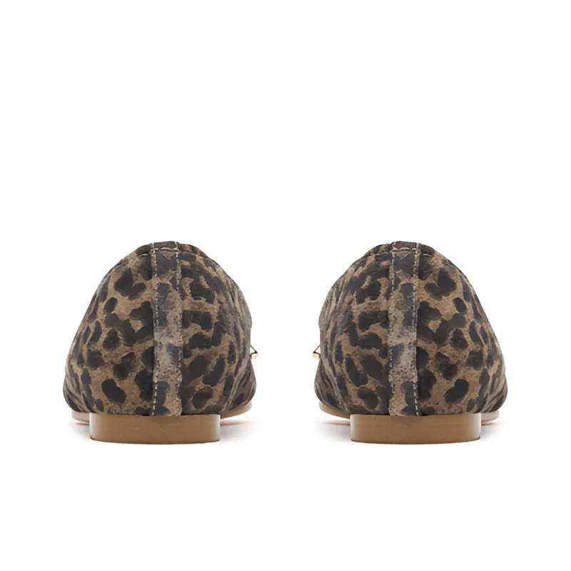 Clarks Women's Casual Shoes Women's Low-Top Leopard Print-3