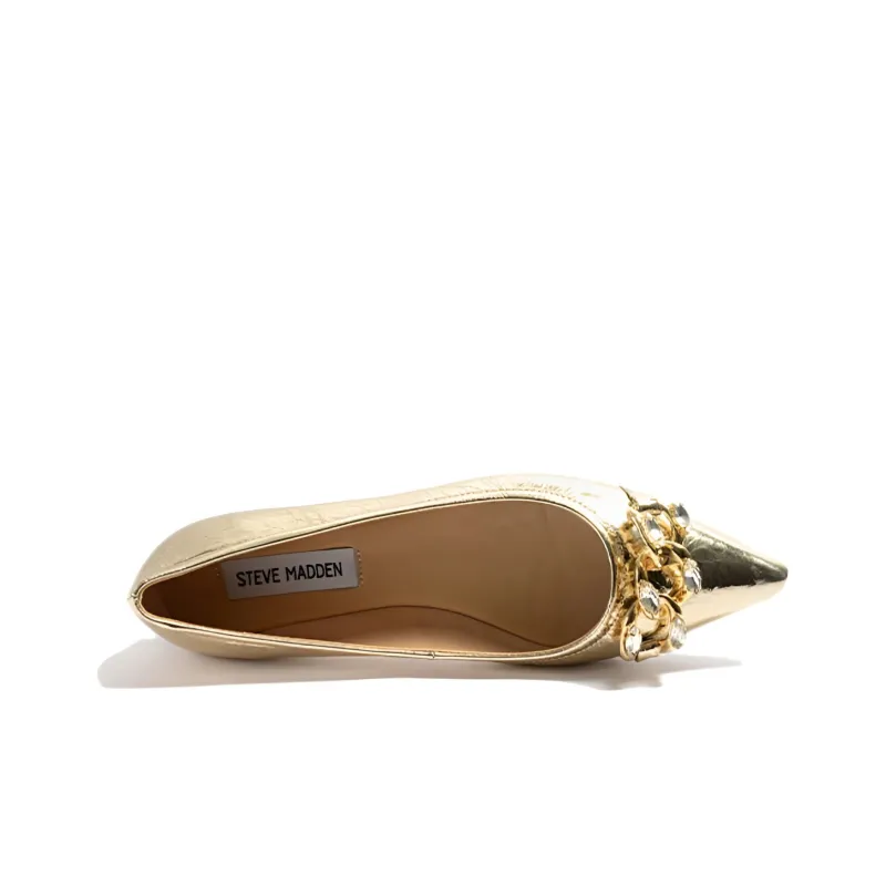 STEVE MADDEN Casual Single Shoes Women's Gold-2