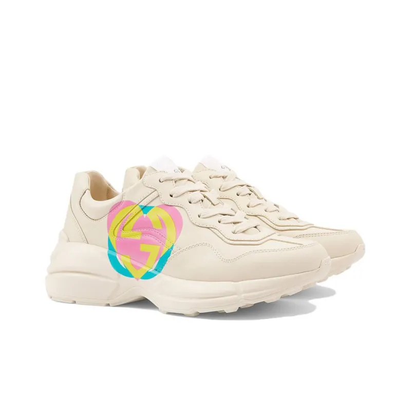 GUCCI Women's Rhyton 'Heart Ivory' Women's-2