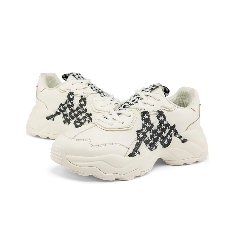 Kappa Anti Slip Wear Resistant Low Top Chunky Sneakers Unisex Korean White-4