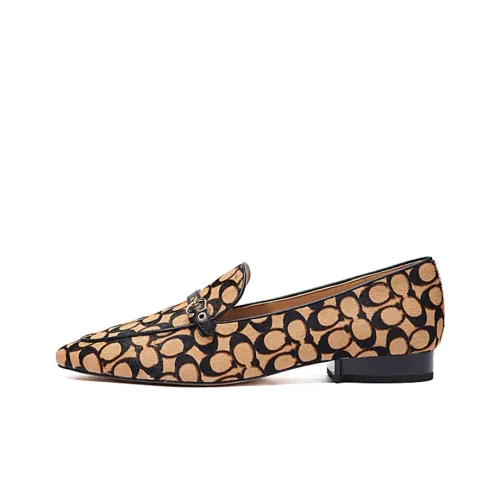 COACH Women's Casual Shoes Women's Caramel Black