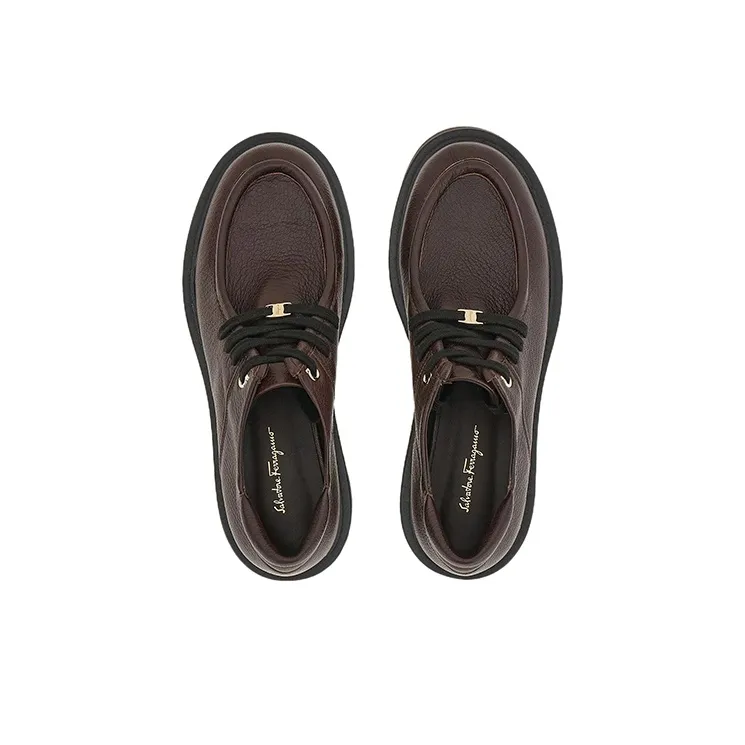 FERRAGAMO Flat Shoes Women's Brown-2