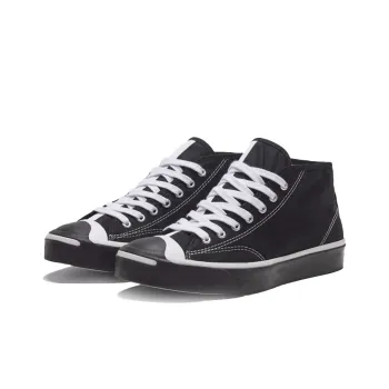 Converse Jack Purcell Mid 'White Black'