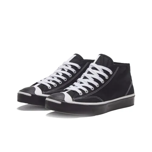 Converse Jack Purcell Mid 'White Black'
