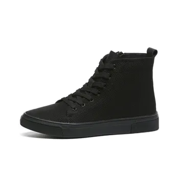 YEDANI High-Top Canvas Shoes Men's Black