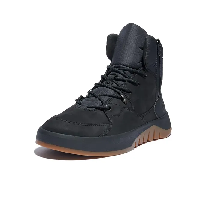 Timberland Supaway Side Zip Boots 'Black Nubuck'-2