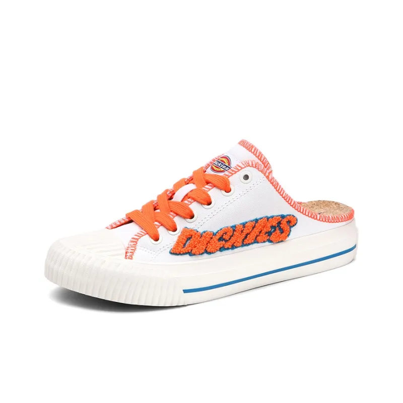 Dickies Breathable Low Top Canvas Shoes Women's White-1