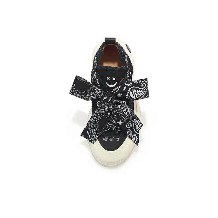 VESSEL G.O.P. 2.0 MARSHMALLOW Lows Durable Breathable Low Top Canvas Shoes Unisex Black-17