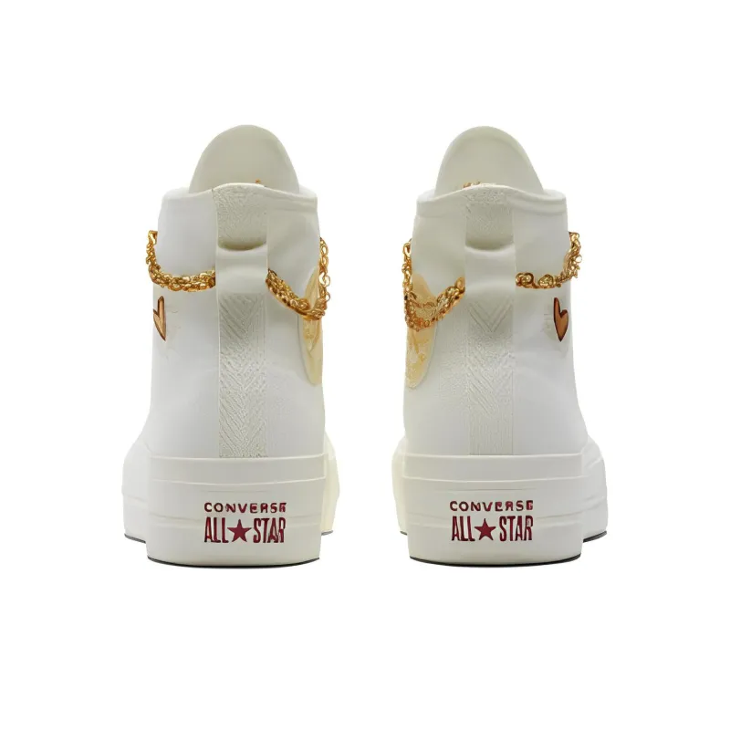 Converse Chuck Taylor All Star Platform Gold Chain Thriftshop Yellow Women's-3