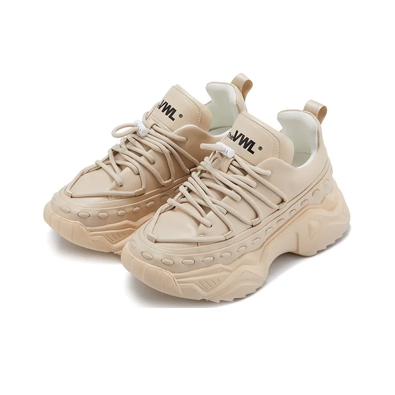 VWL Chunky Sneakers Women's Milk Tea Beige-2