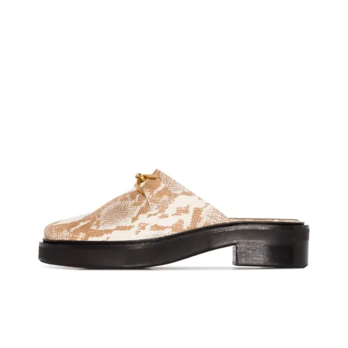 By Far Walker Müller Flat Shoes Women's Beige