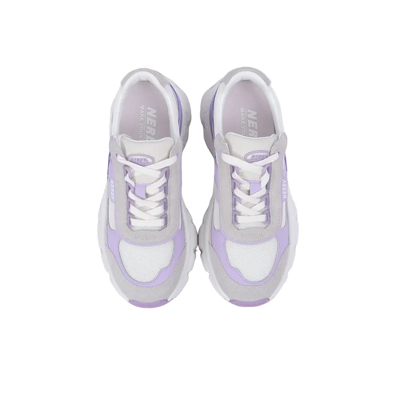 NERDY Abrasion-Resistant Low-Top Chunky Sneakers Women's-10