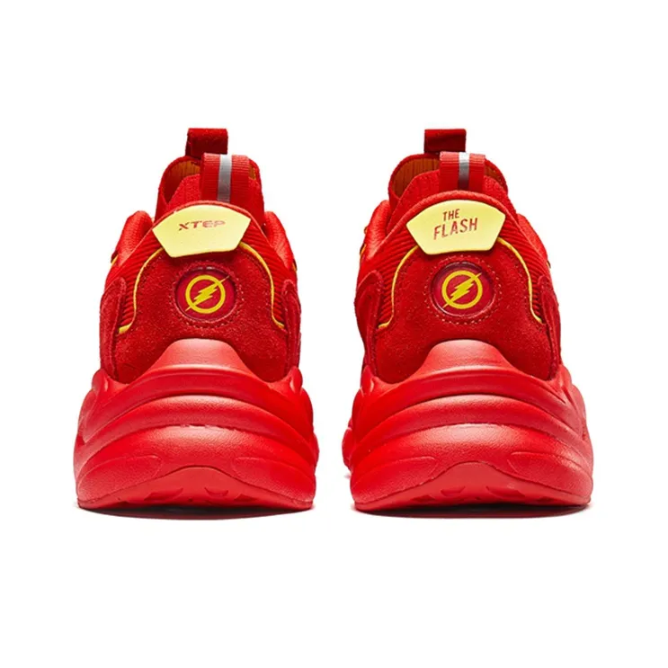 XTEP Chunky Sneakers Men Low Top Red-2