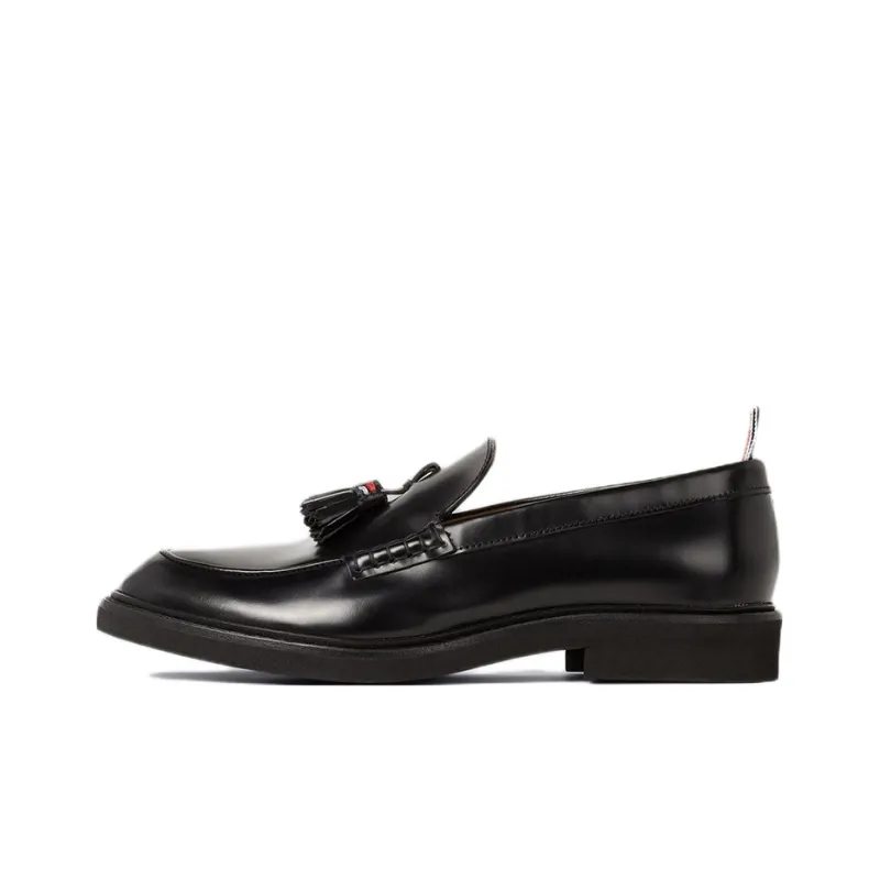 THOM BROWNE Round Toe Slip-On Loafers Women's-0
