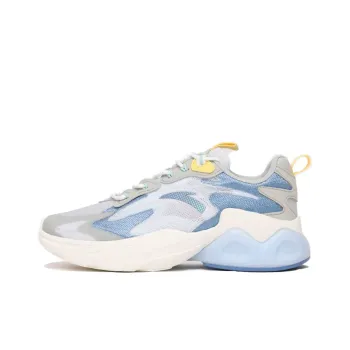 ANTA Chunky Sneakers Men Low Top Sand Grain Gray/Age Blue/Light Clear Gray