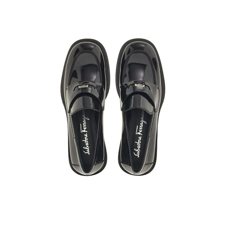 FERRAGAMO Loafers Women's Black-3