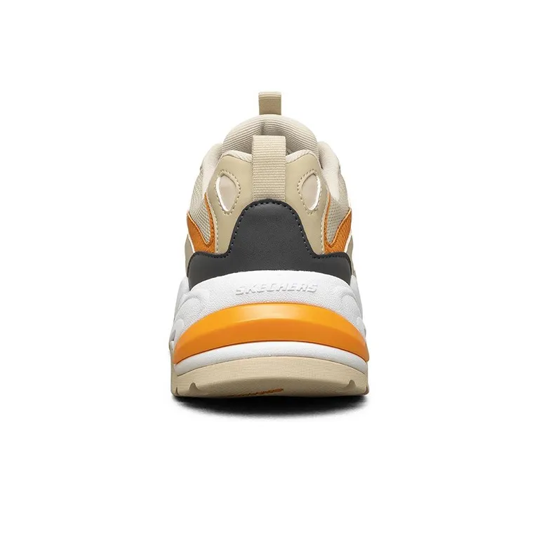 Skechers Stamina V2 Low Running Shoes Grey/Brown-3