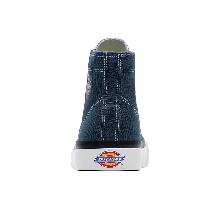 Dickies Canvas Shoes Unisex High Top Blue-3