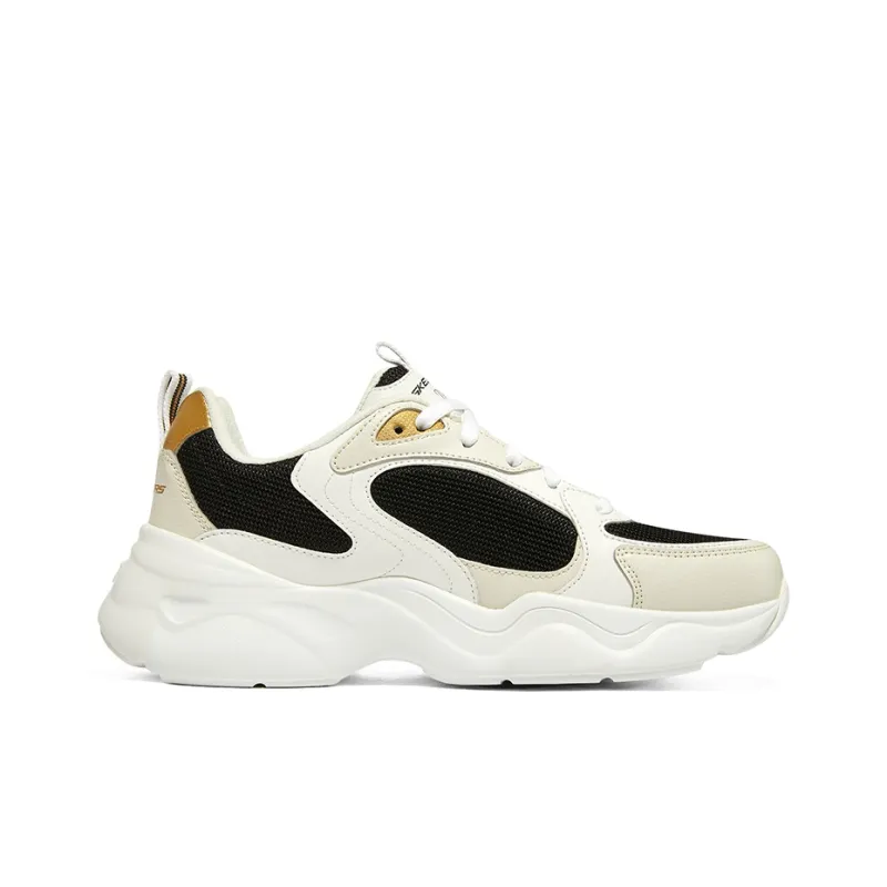 Skechers D'Lites Airy 3.0 'White Black' Women's-1