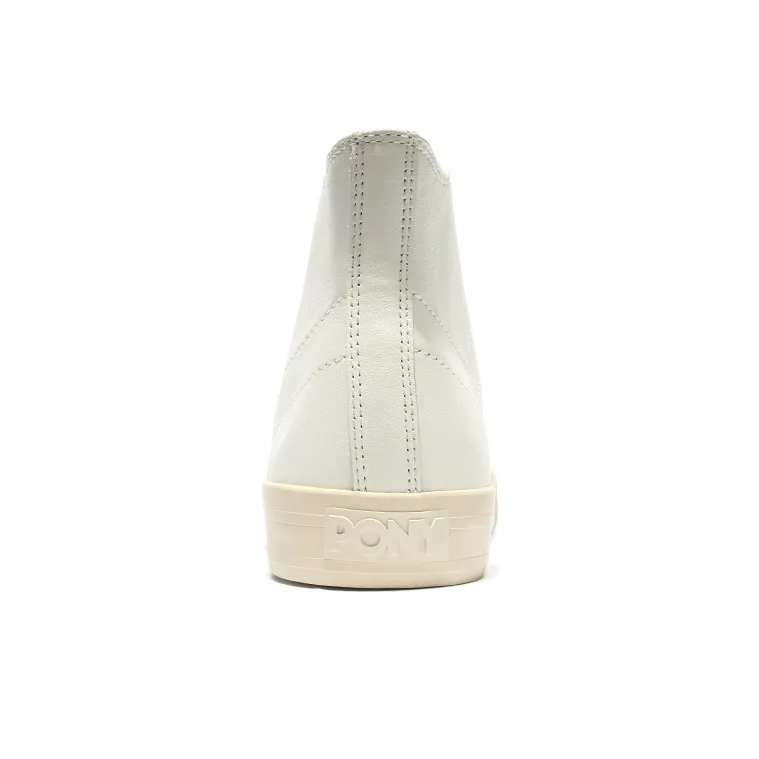 Pony Canvas Shoes Unisex High Top White-4