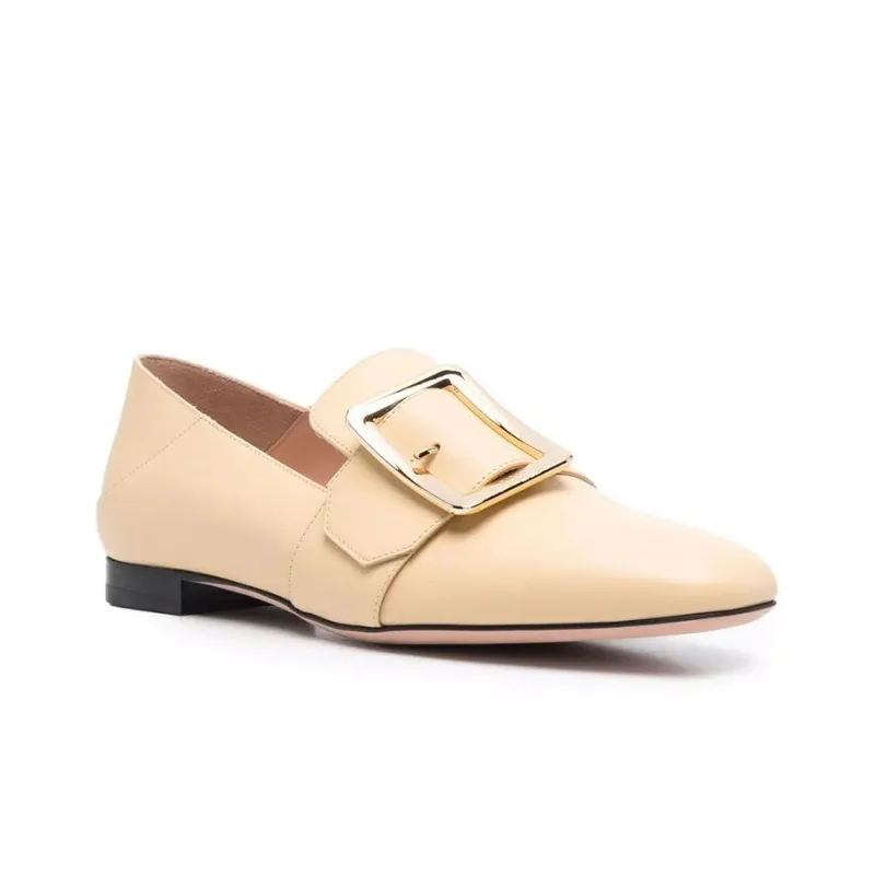 BALLY Leather Buckled Pumps-2