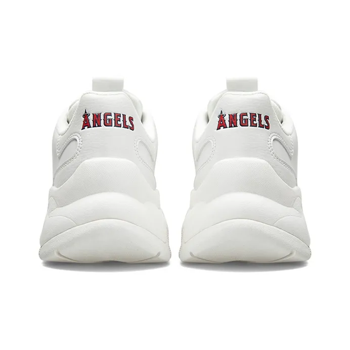 MLB Big Ball Chunky A Anti Slip Wear Resistant Low Top Chunky Sneakers Unisex White Red-3