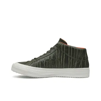 Converse One Star Mid Tops Green