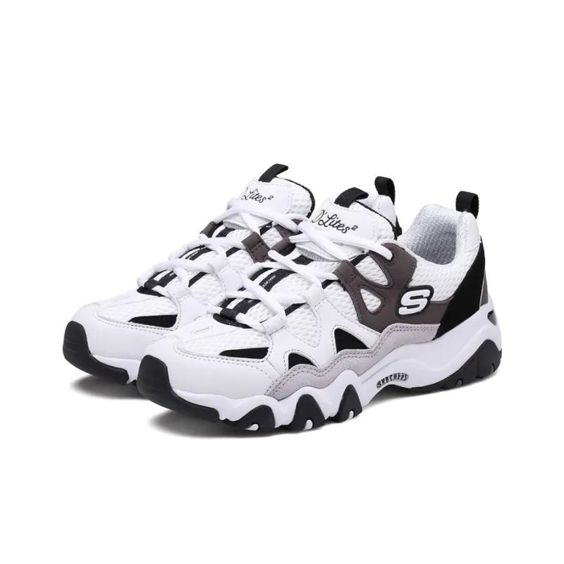 Skechers D'lites 2.0 'Black White Grey' Women's-2