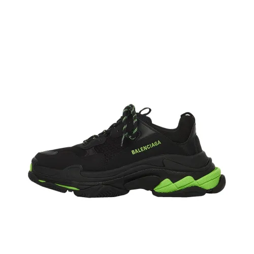 Balenciaga Triple S Black Fluo Green