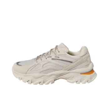 Kappa Slip Resistant And Abrasion Resistant Coverage Low Top Chunky Sneakers Unisex White Gray