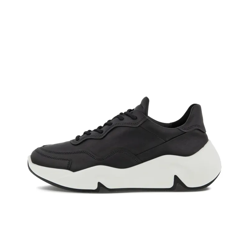 Ecco Low Top Chunky Sneakers Women's Black-0