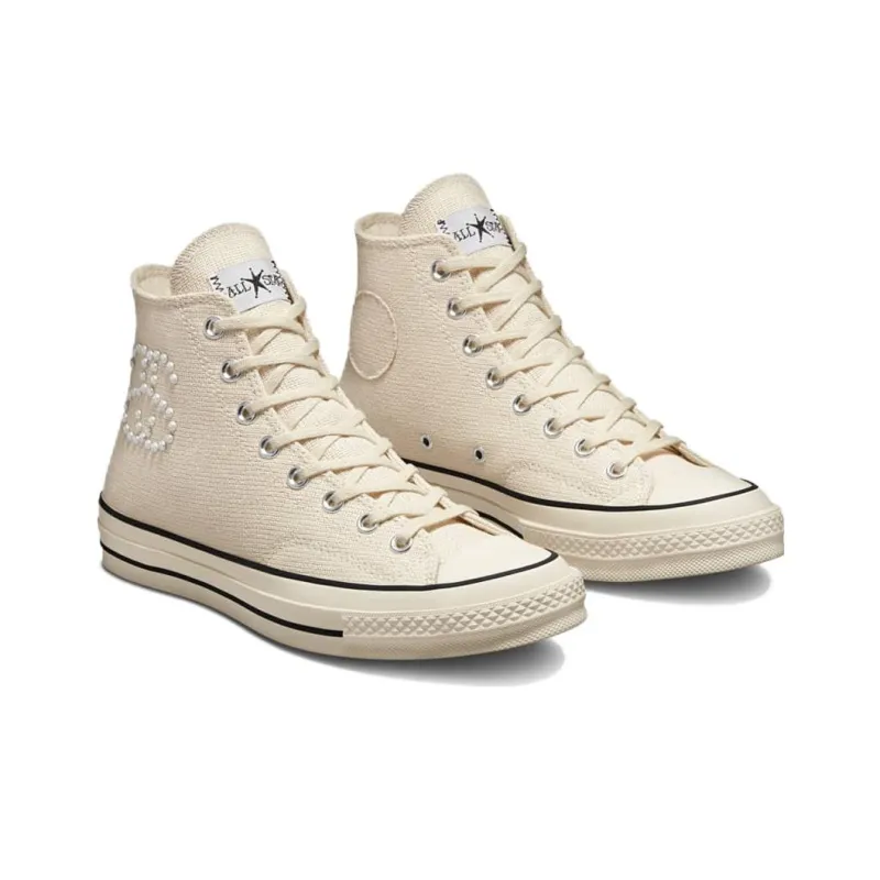 Converse Chuck Taylor All Star 70 Hi Stussy Fossil Pearl-2