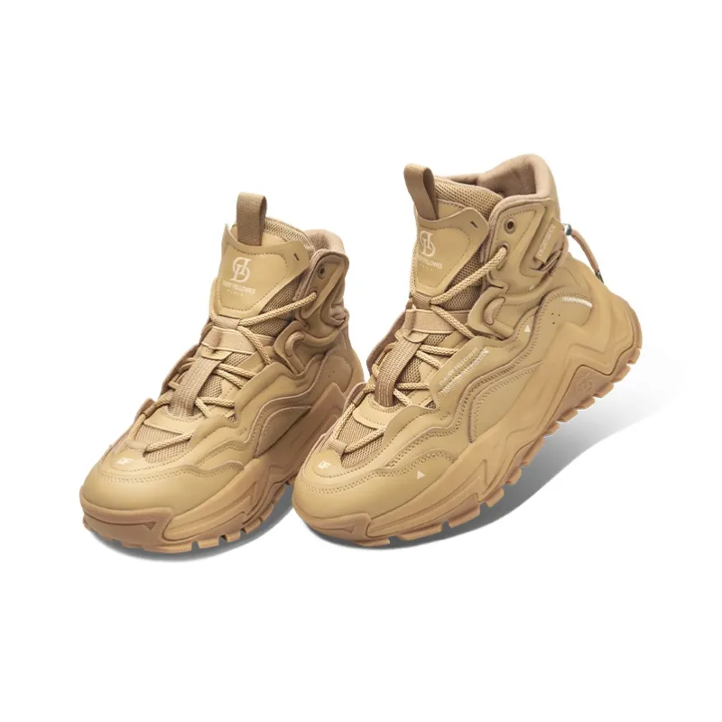 Daisy Fellowes Locomotive One Mid-Top Chunky Sneakers Unisex Khaki-3