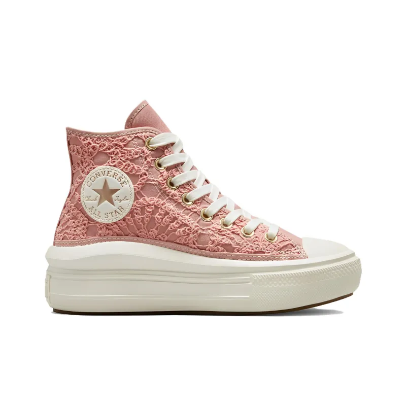Converse Chuck Taylor All Star Move Platform Hi Daisy Cord Rust Pink Women's-1