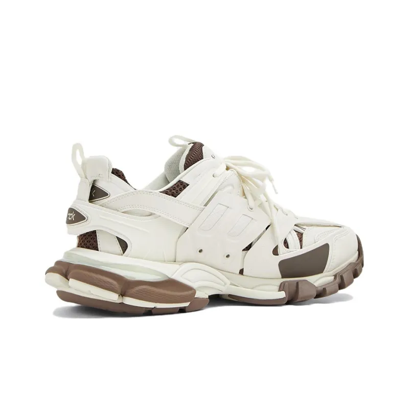 Balenciaga Track 1.0 Sneakers 'White Brown' Women's-2