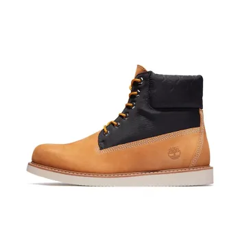 Timberland Newmarket 6 Inch Quilted Boots 'Wheat Black'